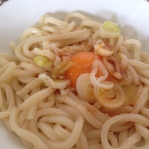 釜たまうどん☆ポン酢でさっぱり